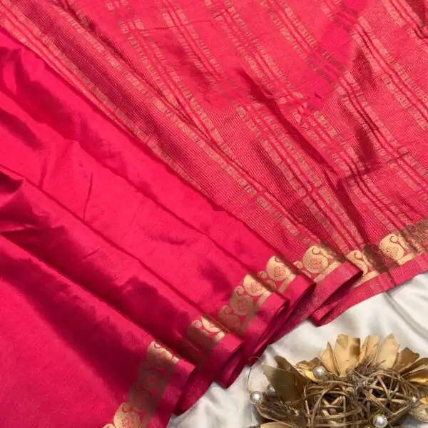 Chinmayi (Mysore crepe silk) - Dusty pink