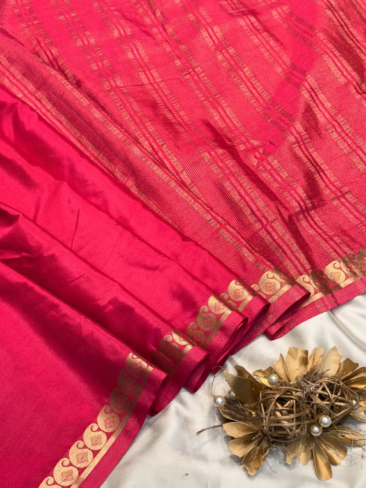 acacb12e-817b-4c13-80be-29da1b6dc1c5 Chinmayi (Mysore crepe silk) - Dusty pink - Image 1