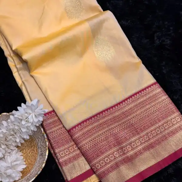 Dorothy (Kanchi Soft silk) - Pearl Ivory