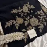 Neelambari (Pure Raw silk) - Black