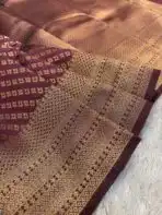 Kanchana (Soft semi silk) - Brown - Image 2