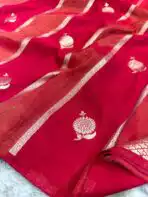 Yamini (Viscose silk) - Rani Pink - Image 3