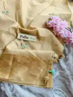 Pastel poem (Tussar cotton) -  Pearl Ivory - Image 5