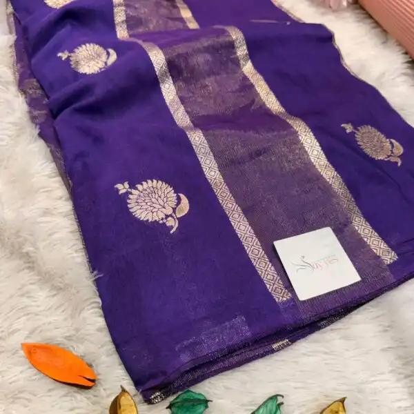Yamini (Viscose silk) - Purple