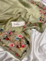 Floré (Fendi silk) - Pale Sage - Image 4
