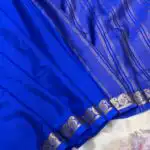 Chinmayi (Mysore crepe silk) - Royal blue