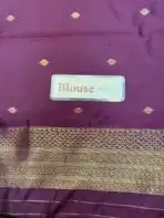 Kanchana (Soft semi silk) - Violet - Image 6