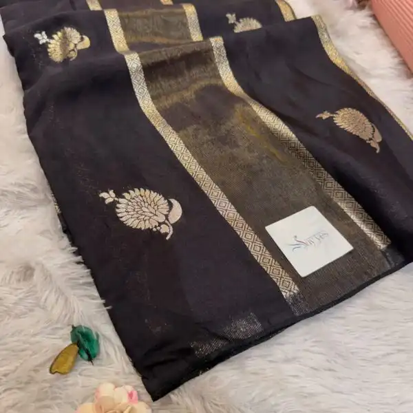 Yamini (Viscose silk) - Black