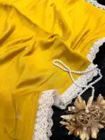 Anvika ( Chanderi cotton) - Mustard