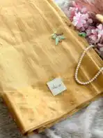 Pastel poem (Tussar cotton) -  Pearl Ivory - Image 3