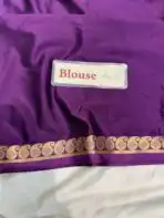 Chinmayi (Mysore crepe silk) - Violet - Image 5