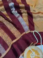 Shivanya (Mushru Kattan silk) - Magenta - Image 3