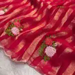 The roses (Art-silk) - Hot pink