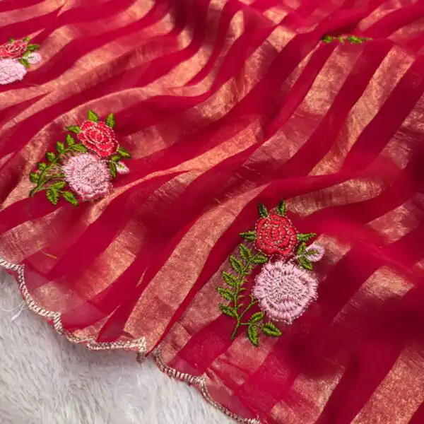 The roses (Art-silk) - Hot pink
