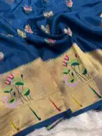 Hamsa (Viscose Crepe RTW) - Deep Indigo - Image 2