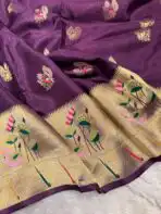 Hamsa (Viscose Crepe) - Royal purple - Image 2
