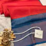 Priyanjali (Banarasi soft silk) Rust Peach