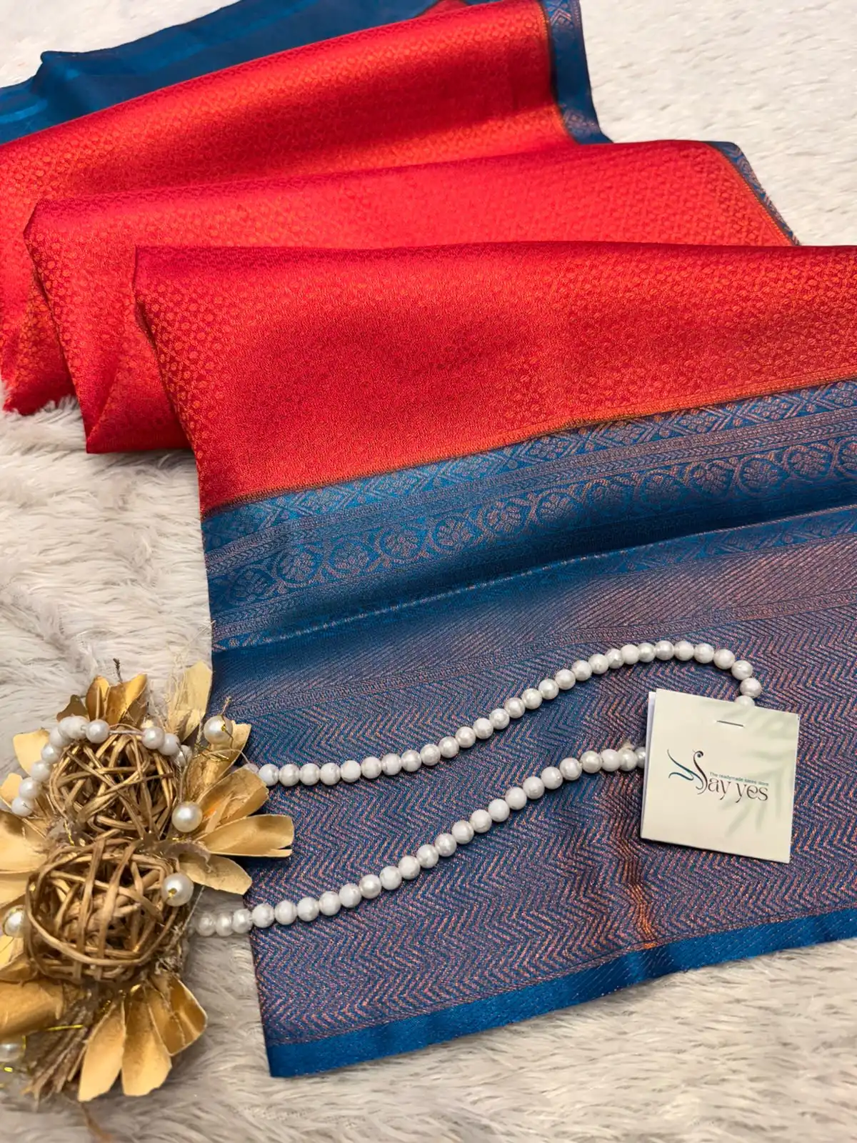 11555884-cda3-4e17-a955-b2dcbb8972d1 Priyanjali (Banarasi soft silk) Rust Peach - Image 1