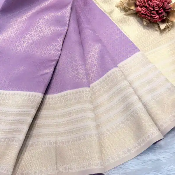 Aaranya (Semi silk) - Lilac