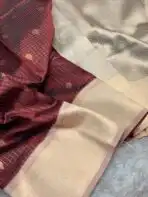 Kanmani (Semi Kanchi silk) - Kaapi brown - Image 4