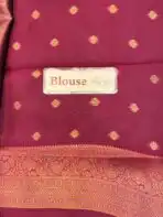 Varnika (Brocade Semi silk) - Rama blue - Image 5