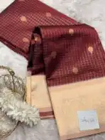 Kanmani (Semi Kanchi silk) - Kaapi brown