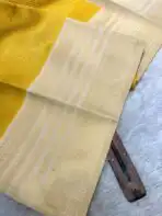 Aaranya (Semi silk) - Yellow - Image 4