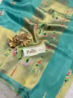 Hamsa (Viscose Crepe RTW) - Turquoise - Image 5