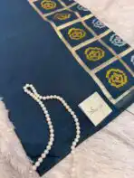 Yamini (Viscose silk) - Steel blue