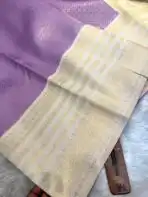 Aaranya (Semi silk) - Lilac - Image 4