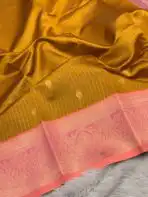 Kanmani (Semi Kanchi silk) - Sunshine yellow - Image 3