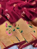 Hamsa (Viscose Crepe RTW) - Wine - Image 2