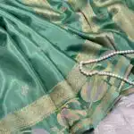 Gulnaar (Viscose Mushru) - Turquoise