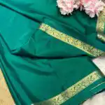 Chinmayi (Mysore crepe silk) -  Bottle green