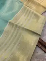 Aaranya (Semi silk) - Turquoise - Image 3