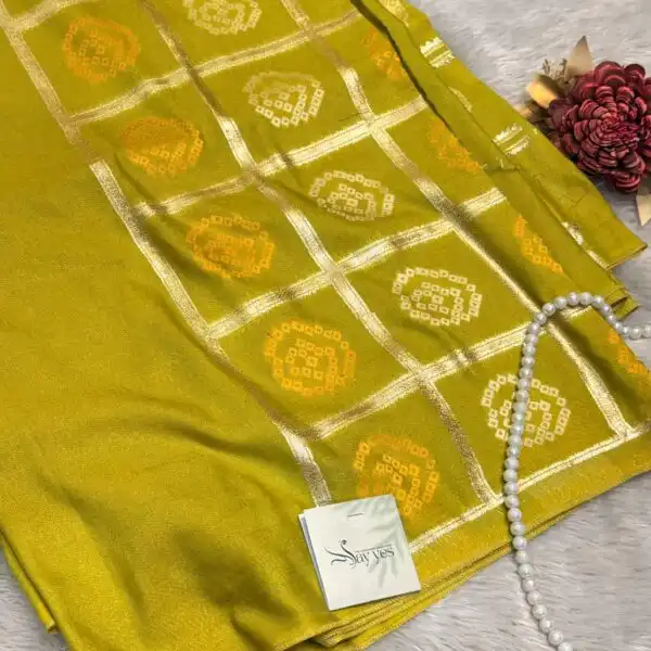 Yamini (Viscose silk) - Lemon yellow