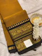 Maheshwari (Kanchi Cotton) - Mustard
