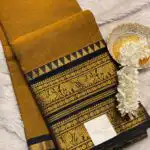 Maheshwari (Kanchi Cotton) - Mustard