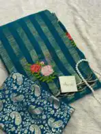 The roses (Art-silk) - Rama blue - Image 2