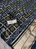 Yamini (Viscose silk) - Steel blue - Image 4