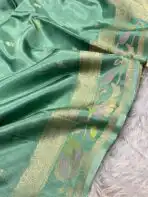 Gulnaar (Viscose Mushru) - Turquoise - Image 4