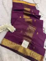 Maheshwari (Silk cotton) - Royal purple