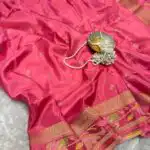 Gulnaar (Viscose Mushru) - Dusty pink
