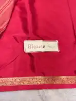 Chinmayi (Mysore crepe silk) - Burgundy - Image 5