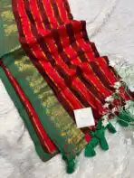 Kanchi style (Mul cotton) In Maroon