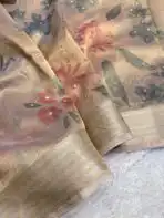 Kushi (Banarasi tissue silk) - Antique gold - Image 3