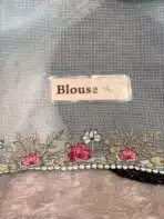 Lotus lake (Embroidered Kota) - Baby blue - Image 6