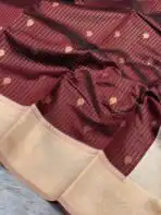 Kanmani (Semi Kanchi silk) - Kaapi brown - Image 2
