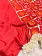 Yamini (Viscose silk) - Red orange - Image 3