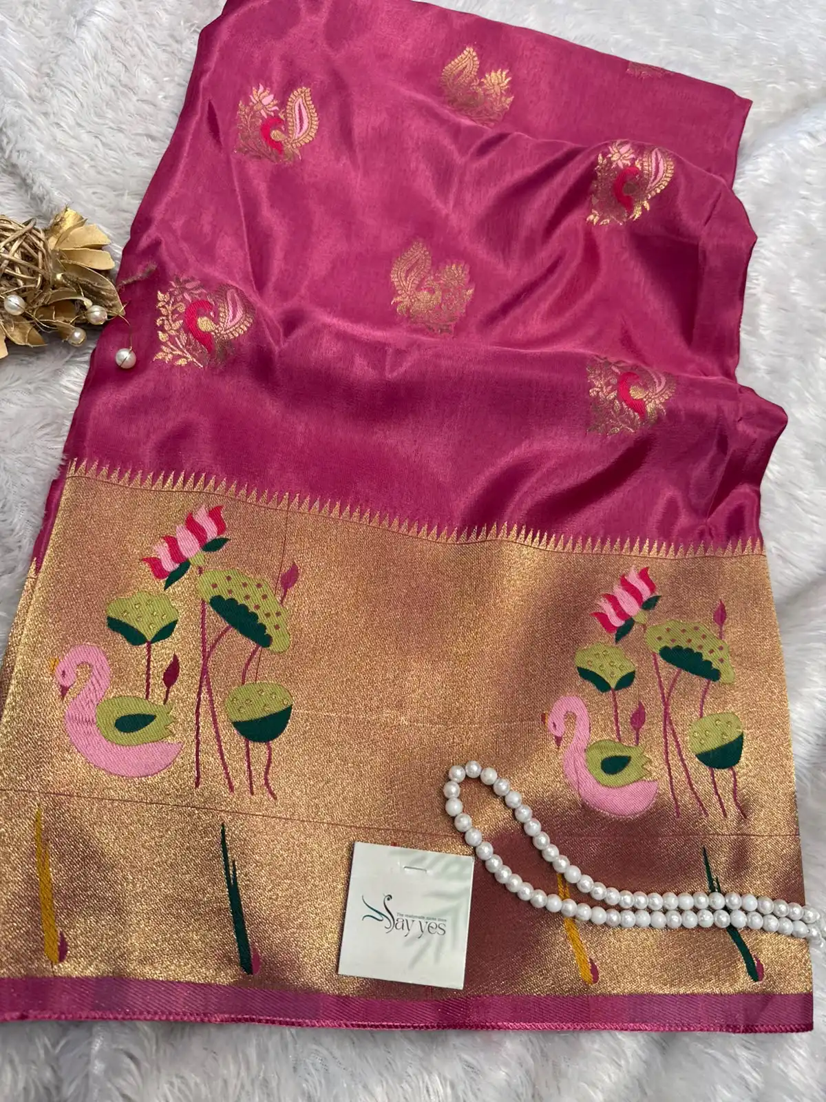 96917112-8190-4d5d-85b8-d67824290549 Hamsa (Viscose Crepe RTW) - Dusty pink - Image 1